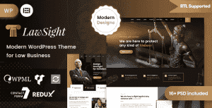 Lawsight – Law Firm Attorney WordPress Theme