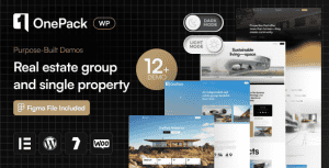 OnePack – Real Estate & Property Construction WordPress Theme