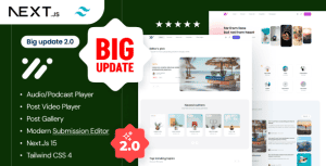 Ncmaz – Blog, News Magazine NextJs React Template