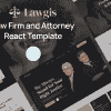 Lawgis – Law Firm and Attorney React Template