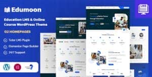 Edumoon – Education & Online Course LMS WordPress Theme