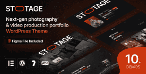 Stotage – Photography & Video Production WordPress Theme
