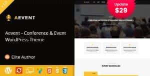 Aevent – Conference & Event WordPress Theme