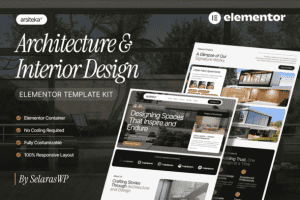 Arsiteka – Architecture & Interior Design Elementor Template Kit