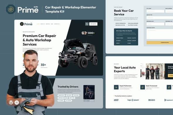 AutoPrime – Car Repair & Workshop Elementor Template Kit AutoPrime – Car Repair & Workshop Elementor Template Kit