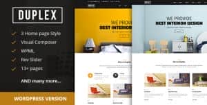 Duplex – Interior and Architecture Design WordPress Theme