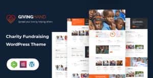 Giving hand – Charity/Fundraising WordPress Theme