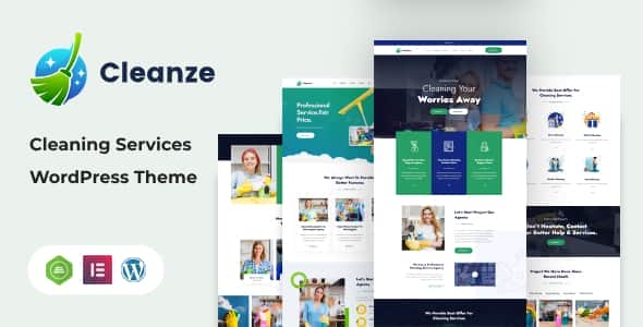 Cleanze – Cleaning Service WordPress Theme + RTL Cleanze – Cleaning Service WordPress Theme + RTL