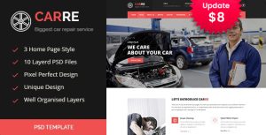 CARRE – Auto Mechanic & Car Repair PSD CARRE – Auto Mechanic & Car Repair PSD
