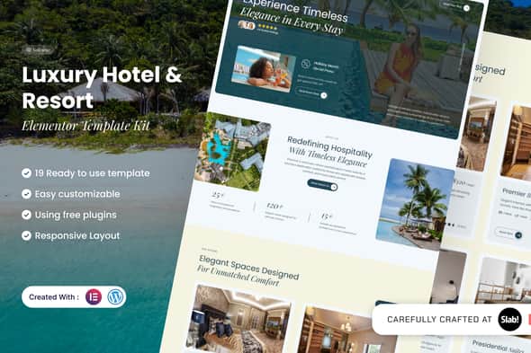 Solenne – Luxury Hotel & Resort Elementor Template Kit Solenne – Luxury Hotel & Resort Elementor Template Kit