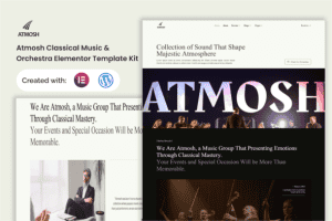 Atmosh – Classical Music & Orchestra Elementor Template Kit