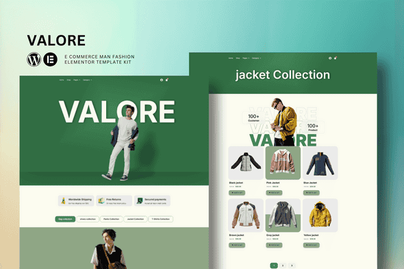 Valore – Fashion Store eCommerce Elementor Template Kit Valore – Fashion Store eCommerce Elementor Template Kit