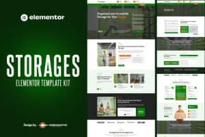 Storages – Storage Service Elementor Template Kit