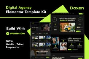 Doxen – Digital Agency Elementor Template Kit