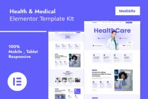MediAlfa – Health & Medical Elementor Template Kit
