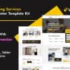 Wasing – Cleaning Services Elementor Template Kit