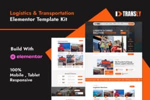 Transly – Logistics & Transportation Elementor Template Kit
