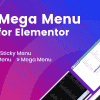 Mega Menu For Elementor
