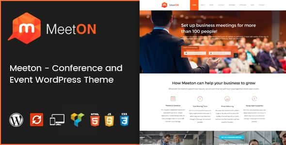 Meeton – Conference & Event WordPress Theme Meeton – Conference & Event WordPress Theme