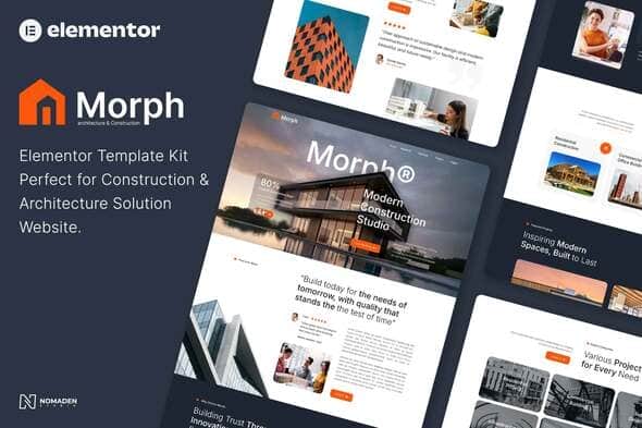 Morph – Construction & Architecture Elementor Template Kit Morph – Construction & Architecture Elementor Template Kit