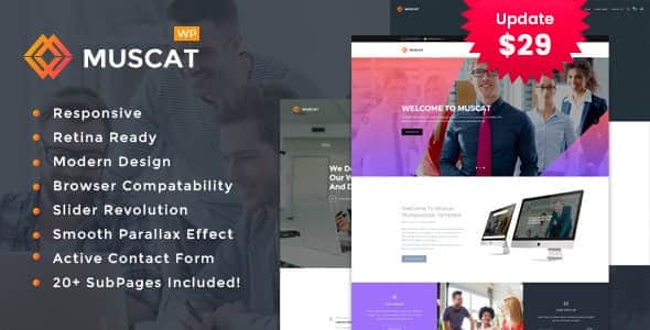 Muscat : Multipurpose WordPress Theme Muscat : Multipurpose WordPress Theme