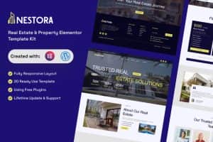 Nestora – Real Estate & Property Elementor Template Kit