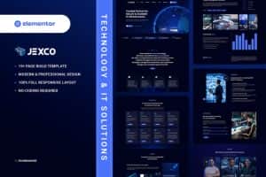 Jexco – Technology & IT Solutions Elementor Template Kit