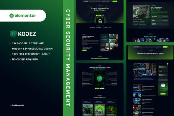 Kodez – Cyber Security Management Elementor Template Kit Kodez – Cyber Security Management Elementor Template Kit