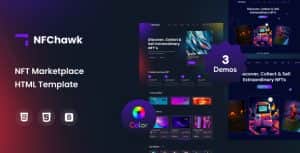 NFChawk – NFT Marketplace HTML Template