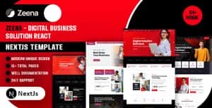 Zeena – Digital Business Solution React NextJs Template