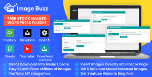 Image Buzz – Pexels, Pixabay, Unsplash & OpenAI for WordPress