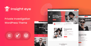 Insighteye – Private Investigator WordPress Theme