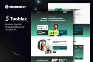 Taoblaz – Business Coach & Consulting Elementor Template Kit