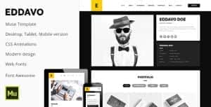 Eddavo – Portfolio and Resume Muse Template