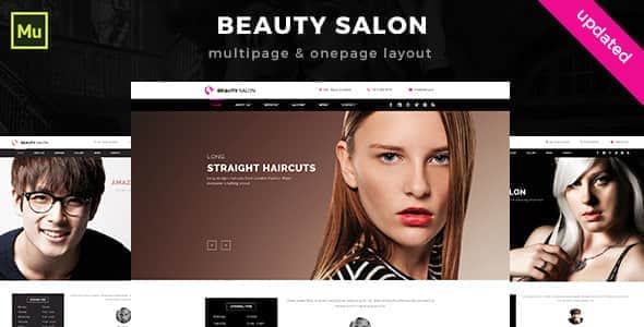 Beauty Salon Muse Template Beauty Salon Muse Template