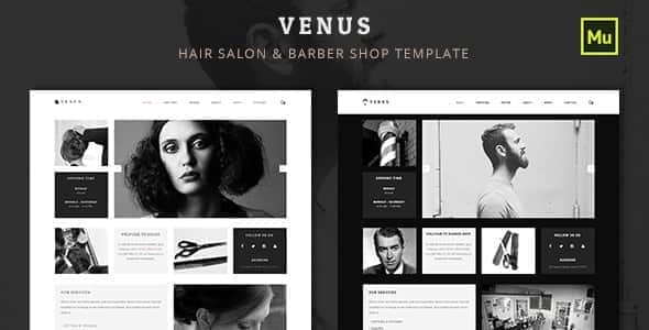 Venus – Hair Salon & Barber Shop Template Venus – Hair Salon & Barber Shop Template