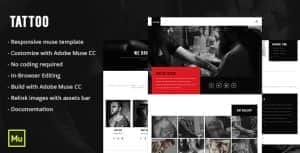 Responsive Tattoo Salon Muse Template