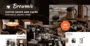 Brewmix – Coffee Shops and Cafés Responsive Shopify Theme