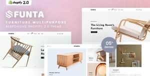 Funta – Furniture Multipurpose Responsive Shopify 2.0 Theme