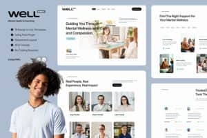 Well – Mental Health & Coaching Elementor Template Kit
