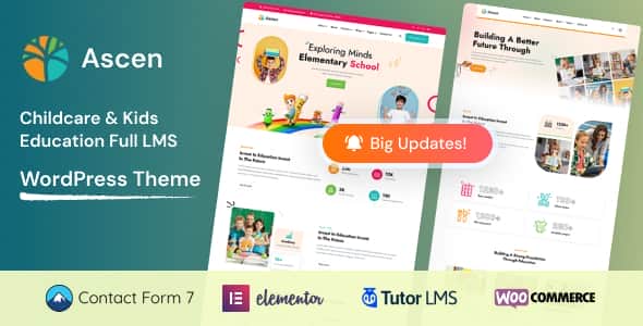 Ascen – Childcare & Kids Education LMS WordPress Theme Ascen – Childcare & Kids Education LMS WordPress Theme