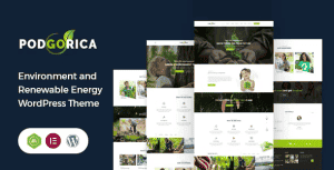 Podgorica – Environment and Renewable Energy WordPress Theme