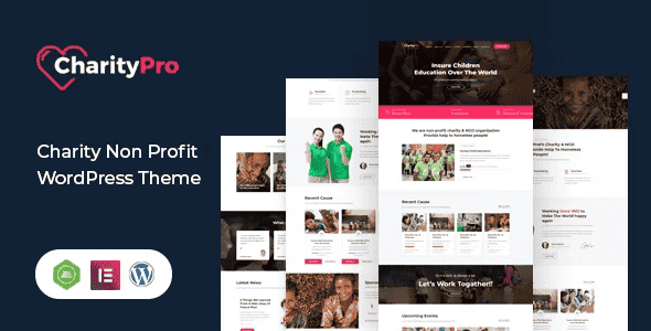 Charity Pro – Fundraising WordPress Theme Charity Pro – Fundraising WordPress Theme
