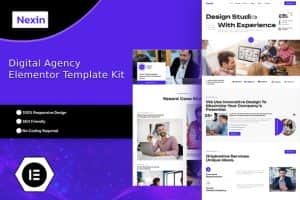 Nexin – Creative Digital Agency Elementor Template Kit