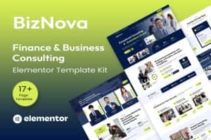 BizNova– Business Consulting Elementor Template Kit