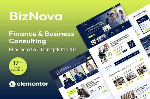 BizNova– Business Consulting Elementor Template Kit BizNova– Business Consulting Elementor Template Kit