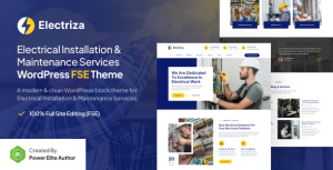 Electriza – Electrical Installation & Maintenance Services Gutenverse FSE WordPress Theme Electriza – Electrical Installation & Maintenance Services Gutenverse FSE WordPress Theme