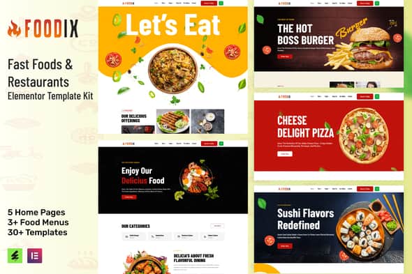 Foodix – Fast Foods & Restaurants Elementor Template Kit Foodix – Fast Foods & Restaurants Elementor Template Kit