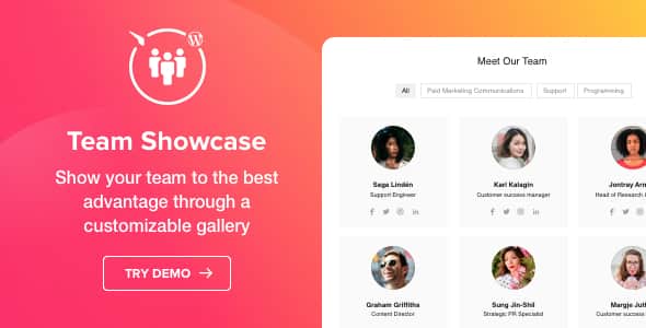 Team Showcase – WordPress plugin Team Showcase – WordPress plugin