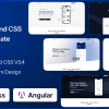 Evea – Angular App Landing Page Template